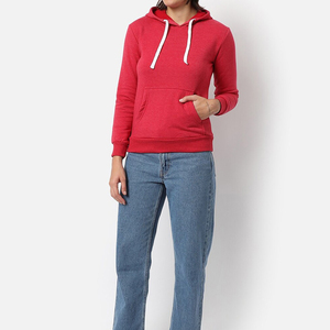 Personalizado OEM Logo Mujeres Casual en blanco para las mujeres Sudaderas con capucha de peso pesado Sudaderas con capucha Fabricante - Product Image 5
