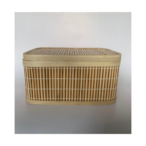 Fabricación ecológica Almacenamiento al por mayor Picnic Comida Cesta de frutas Vietnam Nueva cesta de Bambú - Product Image 1