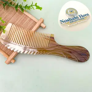 Handmade Antique Quality Natural Horn Comb Buffalo Ox Horn Super Comb Marketing Wholesale Hot Selling Comb Use For Hair Beard
