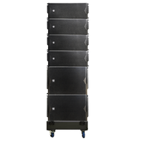Haut-parleur Line Array passif double 10 pouces LS3 (8+4+4+2sub) LA210/LA118B 700W/500W Mono XLR/Speakon Boîtier en bois Aimant en ferrite