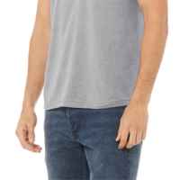 Camiseta de cuello redondo para hombre Camiseta de manga corta de algodón suave Ajuste básico Minimal Everyday Top