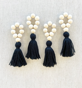 Round Wood bead Napkin Ring Decoration Suitable <b>for</b> Banquets <b>Weddings</b> Table Decorative Item Napkin ring - Product Image 6