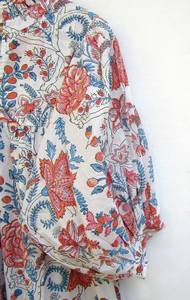 Ensemble de robe Maxi élégante pour femmes Style ukrainien Vintage Lavable Coton Glands Ceinture Ceinture Robe à manches longues pour femmes Bouton - Product Image 4