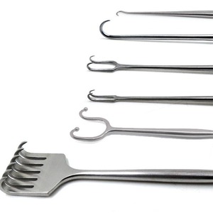 Instruments chirurgicaux, crochets et rétracteurs, crochet cutané Barsky 15 cm, acier inoxydable tranchant, approuvé CE - Product Image 1