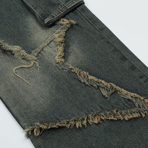Pantalones holgados de estilo con cremallera para hombre, pantalones holgados ligeros hechos en fábrica, pantalones holgados de Material de algodón - Product Image 5