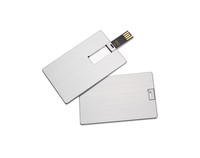 Tarjeta DE CRÉDITO memoria flash USB Tarjeta de metal USB 2GB 4GB 8GB 16GB 32GB pendrive 64GB tarjeta de memoria USB con logotipo