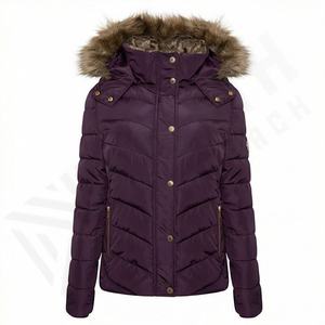 Ladies Quilted Winter Parka Jacket Windproof Outerwear Thick Quality Full Sleeve Stylish Wear Coat Thermal Insulated Outerwear - Product Image 1