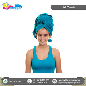 Huge Exporter of Multicolor Durable Quality Quick Dry Soft Luxury 100% Cotton <b>Hair</b> Wrap <b>Towels</b> for Women - Product Image 3