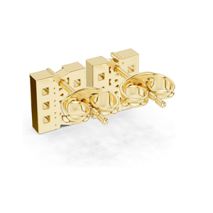 Pendientes de Barra en Zigzag con Diamantes de Laboratorio de 0.3 CT, Diamantes CVD VVS-VS EF, Oro de 18KT, 14KT, 10KT y Plata 925, Oro Rosa, Amarillo, Blanco - Product Image 5