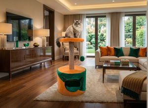 Arbre à chat Amistar Gentle Smile de haute qualité pour toutes les races et tailles de chats - Product Image 2