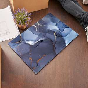 Purple and Blue Marble <b>Rugs</b>, Purple Marble <b>Rug</b>, Blue Marble <b>Rug</b>, Alcohol Ink <b>Rug</b>,<b>Chenille</b> <b>Rug</b> - Product Image 2