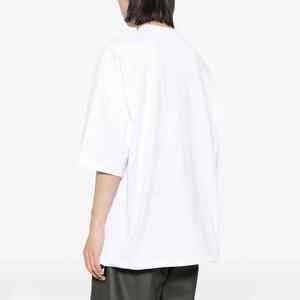 T-shirt personnalisé 260 g/m² grande taille luxe 100% coton pour hommes T-shirt surdimensionné 100% coton avec bouffée 3D poids lourd - Product Image 5