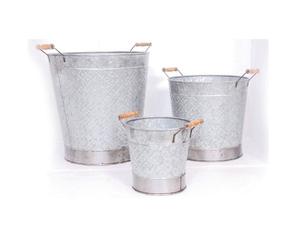 Pot de fleur de jardinière en métal décoratif classique utilisé pour la maison et le jardin Pot de jardinière taille personnalisée fait à la main en vrac - Product Image 1