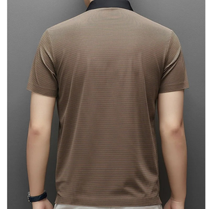 Wholesale <b>Men's</b> Golf for <b>Shirt</b> 100% Cotton Breathable Moisture Wicking Eco-Friendly Soft Short Sleeve Custom Logo Casual - Product Image 3