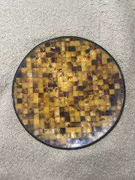 Plaques de chargeur de corne unique nordique plat de dîner de salade d'hôtel de luxe assiette ronde brun foncé chargeur corne assiettes de Restaurant en céramique - Product Image 3