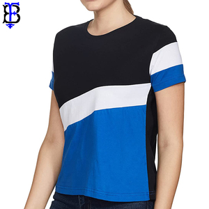 เสื้อยืดผ้าฝ้ายแขนสั้นคอกลมทรงหลวมสำหรับผู้หญิงโลโก้แบบออกแบบได้ตามต้องการสำหรับฤดูร้อนโลโก้ของคุณ - Product Image 3