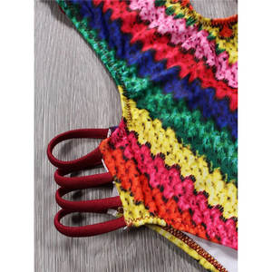 Monokini floral une pièce avec dos nu - Product Image 1