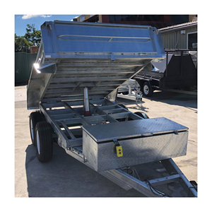 Remolque utilitario galvanizado para materiales de construcción Remolques de automóviles - Product Image 2