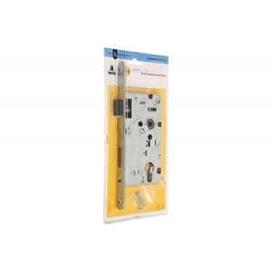 Serrure de porte à mortaise LOB YETI 72/55 gauche, galvanisée blanche avec plaque de frappe, 235 mm (BLISTER PACKAGE) - Product Image 1