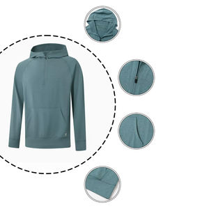 เสื้อฮู้ดขนแกะแบบซิปครึ่งตัวสำหรับฤดูหนาวสินค้ามาใหม่คุณภาพสูงพิมพ์ลายดิจิตอลสำหรับกีฬาฤดูหนาว - Product Image 4