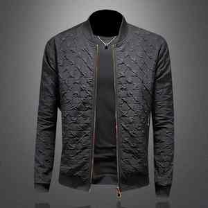 Chaqueta deportiva de otoño 2025 para hombre, chaqueta de alta calidad con cremallera de color sólido para hombre, chaquetas de béisbol universitarias de talla grande para hombre - Product Image 6