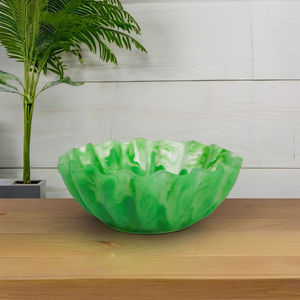 Bol Antique Résine Époxy Meilleure Qualité Vaisselle En Gros Résine Bol De Service Naturel Fabriqué À La Main Décor De Table - Product Image 4