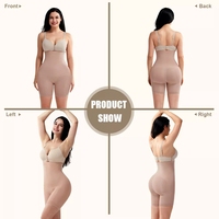 Nouvelle Annonce Femme Remonte-Fesses Sculptant Gainant Taille Haute Sans Coutures Contrôle Ventre Standard Adultes Culotte de Maintien Tricotée Accepte