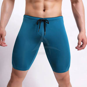High Quality <b>Men</b> <b>Compression</b> <b>Shorts</b> Elastic Waist Solid Casual Quick Dry Spandex/Polyester for Outdoor Activities - Product Image 4