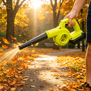 Soplador de Hojas Inalámbrico Don Feliz 21V, Soplador Eléctrico Portátil de 400W con Batería para Hojas, Polvo, Garaje y Jardín - Product Image 2