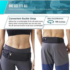 Soporte de cintura ajustable, ligero e impermeable para correr, cinturón deportivo, bolsillo con cremallera, OEM/ODM Essentials, riñonera para teléfono y bebé - Product Image 6