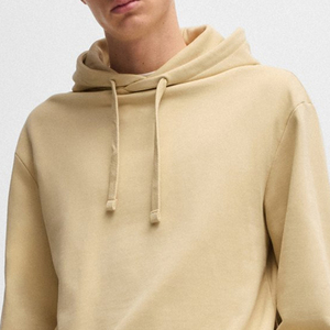 Sudadera con Capucha para Hombre de Color Sólido de Alta Calidad, Precio al por Mayor, Servicio OEM, con Capucha y Cordones, con Logotipo Personalizado y Bolsillos Tipo Canguro - Product Image 2