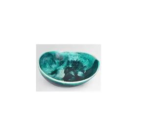 Luxurious Epoxy Resin Bowl with Unique Glossy and Abstract Color Patterns for Dining <b>Tableware</b> and Modern Kitchen Decor - Product Image 1