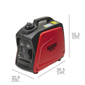 Generatore a Benzina Inverter Silenzioso 0,8 kW Motore a 4 Tempi - Product Image 2