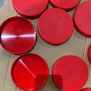 Tapas de tarros de plástico blanco con logotipo/tamaño personalizado fabricado en Vietnam, tapón de rosca de PP colorido para botellas anchas, cierres de botellas - Product Image 3