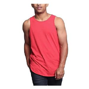 Best Selling Men's 100% Cotton Single Jersey Tank Top Comfortable Casual Neck Design for Summer Sports Running Bangladesh's - Product Image 3