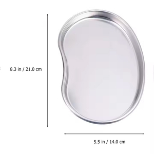 Plateaux d'instrument chirurgical incurvés en acier inoxydable en forme de rein de haute qualité 3 ensemble plateau médical Source d'alimentation manuelle prix bon marché - Product Image 2