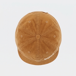 Casquette de baseball en velours côtelé 6 panneaux avec broderie de lettres, unisexe, décontractée, vente en gros, logo personnalisé, haute qualité, OEM ODM, faible MOQ - Product Image 6