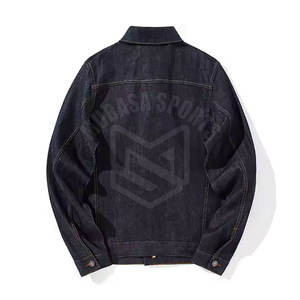 Nueva llegada de calidad superior de invierno de los hombres Jeans chaqueta de invierno ropa informal transpirable Jeans chaqueta para adultos - Product Image 2