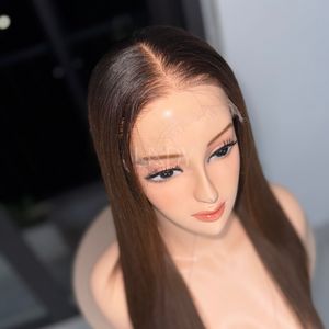 Perruques de la plus haute qualité, cheveux humains véritables, 100% cheveux humains vietnamiens, lisses, couleur personnalisée, perruque avec fermeture, 2025 - Product Image 2