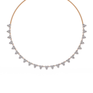 Collier en or 18 carats pour filles avec diamant cultivé en laboratoire, élégants colliers en diamant pour filles - Product Image 3