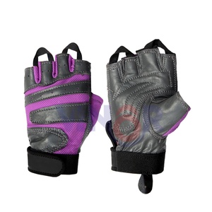 Gants de musculation en cuir et caoutchouc personnalisés avec logo de salle de sport, prix bas, accessoire de fitness haut de gamme - Product Image 1