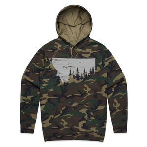 Sweat à capuche unisexe personnalisé camouflage épais surdimensionné coupe classique Nouveau pour l'hiver 2026 - Product Image 1