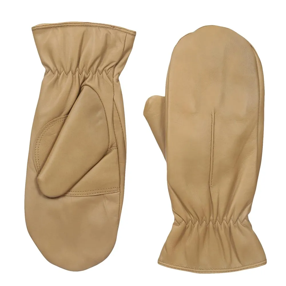 Hete Verkopende Winter Warme Wanten Handschoenen Mannen En Vrouwen Universele Geitenleer Palm Waterbestendige Synthetische Wanten Handschoenen