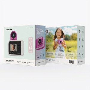 Appareil photo Snap Print pour enfants Green Lion pour jeunes photographes - Product Image 2