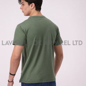 T-shirt pour homme de haute qualité 100% coton Streetwear T-shirt uni lourd Fabricant - Product Image 5