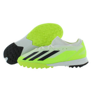 Chaussures Adidas X Crazyfast.3 Turf GS pour garçons Couleur : Chaussures Blanc/Noir/Orange Lumineux 100% Authentique - Product Image 1