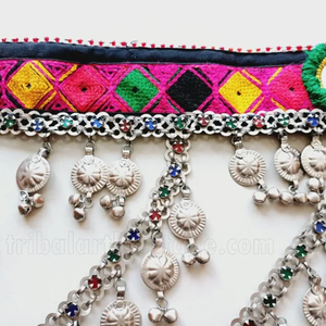 Festival favorito Tribal Kuchi capa cinturón hecho a mano para mujeres joyería étnica audaz aspecto bohemio - Product Image 4