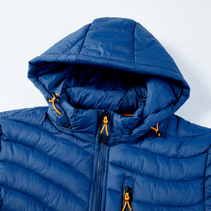 Nouvelle arrivée, veste matelassée de style urbain, col montant, saison hivernale, respirante, coupe-vent, écologique, à capuche, impression personnalisée longue - Product Image 4