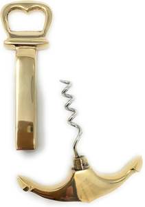 Sacacorchos y abridor de botellas de latón macizo, abridor náutico para vino y cerveza - Product Image 5