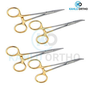 Kahlu คีมหนีบล็อคกระดูกและข้อแบบ5.5ตรงโค้งสำหรับจับยุงที่จับสแตนเลสแบบแมนนวล - Product Image 4